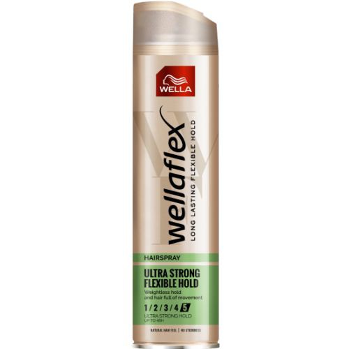 Wellaflex lak Ultra Strong Hold 5/250ml | Kosmetické a dentální výrobky - Vlasové kosmetika - Laky, gely a pěnová tužidla na vlasy